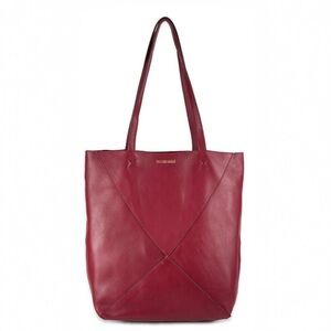 NWT Walter Baker Ledger Leather Tote Garnet
